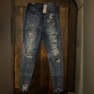 American Eagle curvy hi-rise jegging, size 4, brand new with tags